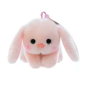 Süßes rosa Plüsch Hase Schlüsselanhänger Stofftier Anhänger flauschige Tasche Charme Puppe