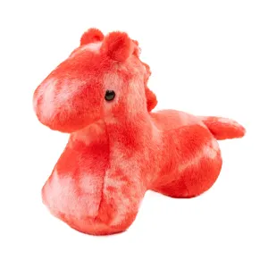 Colorful plush horse toy cute pony stuffed doll soft pillow new year mascot gift for kids
