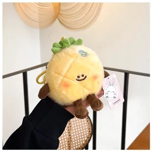 Süßer Ananas Plüschtier Schlüsselanhänger Weiche Frucht Puppe Cartoon Tasche Hängeornament