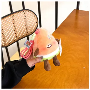 Süßer Obst Plüsch Anhänger Wassermelone Schlüsselanhänger weiches Stofftier Tasche Charm
