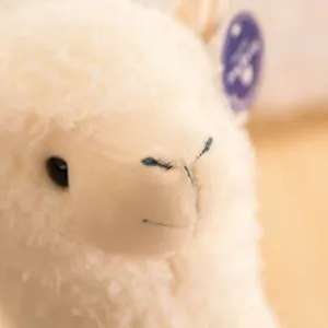 Schattige pluche alpaca zachte knuffel dier kussen voor verjaardag cadeau van meisjes