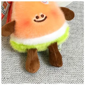 Süßer Wassermelone Plüschtier Anhänger weiche Frucht Puppe Schlüsselanhänger Geschenk