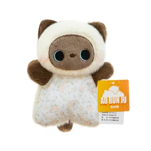 Cute plush animal doll soothing toy for kids soft stuffed companion for stress relief gift.