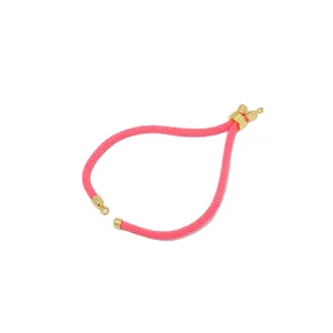 Accessorio per gioielli fai da te cordoncino in nylon intrecciato bracciale scorrevole