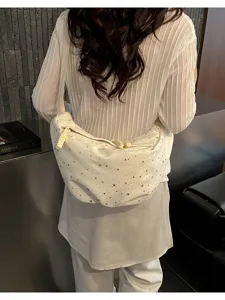 Borsa a tracolla stile stella dumpling casual borsa a spalla moda donna elegante chic