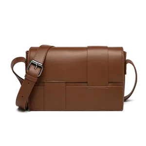 2025 neue mode gewebte umhängetasche lässig vielseitige einfache retro schultertasche