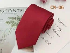 Classic formal business men's necktie 8cm polyester stripe woven design for professional wear.