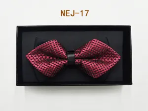 Men's fashion bow tie with gift box packaging, perfect for wedding, business and formal events.