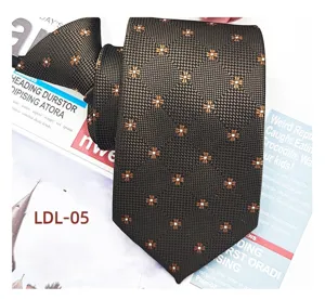 Men's business casual zipper necktie 7.5cm jacquard polyester lazy knot-free tie style