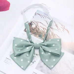Korean JK style polka dot bow tie for women and girls sailor suit uniform accessory