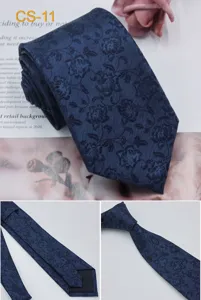 Cravatta da uomo in seta business formale in jacquard di gelso 8cm cravatta elegante