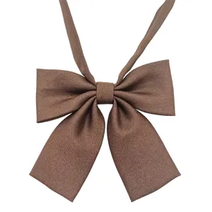 Effen bruine JK strik Japanse collegestijl zeemansuniform decoratieve kraagaccessoire main