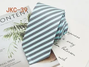 JK uniform tie 7cm striped jacquard handmade necktie casual fashion accessory for daily wear