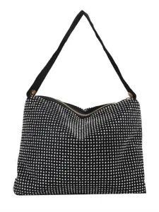 Modische Strass Achseltasche glänzende Kristall Umhängetasche für Damen elegante Handtasche