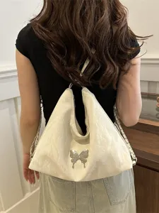 Women tie-dye velvet butterfly backpack large capacity multi-functional casual shoulder bag