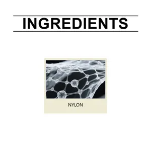 Primer plano de la estructura microscópica de fibra de nylon para toallas de baño exfoliantes