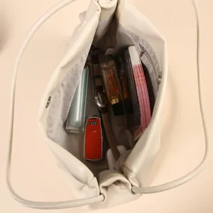 Schicke minimalistische Damen Umhängetasche Unterarm Tasche große Kapazität Alltag Tasche