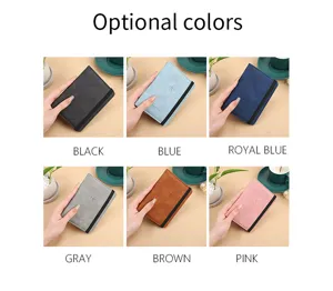 PU leather passport cover with elastic band RFID blocking travel wallet organizer 1pc