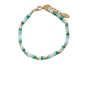 Summer beach vacation fresh beaded bracelet natural stone shell style jewelry for women