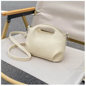 Sac à main souple décontracté avec bandoulière élégant sac bandoulière rétro pour femmes