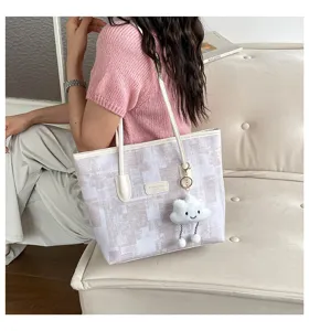 Sac cabas epaule femme grande capacite decontracte sac a main ete travail cuir PU