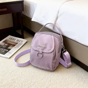 Borsa a tracolla in nylon casual impermeabile piccola borsa da donna per uso quotidiano