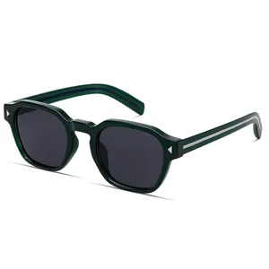 Fashion polygonal sunglasses for men and women UV protection trendy sun eyewear.