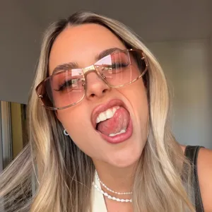 Y2K metal frame sunglasses for women fashion streetwear gradient pink lenses chic UV protection