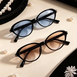 Occhiali da sole rétro piccola montatura, occhiali da sole alla moda per uomo e donna.