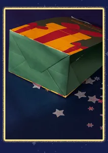 Bolsa de regalo de Navidad de papel para caramelos fiesta festiva decoración empaque bolsita