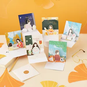 Tarjetas de felicitación pop-up 3D del Día del Maestro tarjetas de bendición hechas a mano