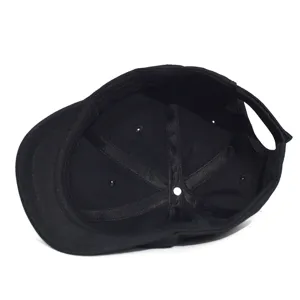 Cappellino da baseball nero con visiera corta cappello casual estivo unisex nuovo