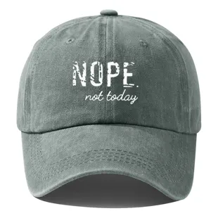 Gewassen vintage katoenen honkbalpet met letterprint, casual zonnehoed voor dames en heren.