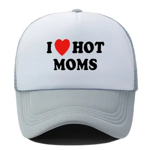 Gorra de camionero de malla transpirable unisex sombrero de béisbol con eslogan.