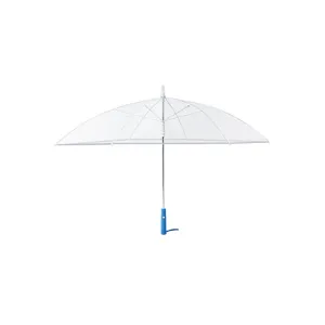 Paraguas Luminoso LED Transparente de PVC Minimalista Moderno Mango Largo A Prueba de Viento Paraguas Multicolor Con Linterna Para Adultos