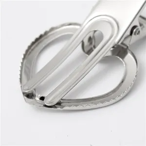 Molletta per capelli in metallo cuore cavo 5cm accessorio DIY becco d anatra dettaglio.
