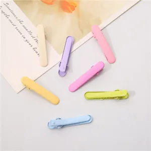 Juego de pinzas para el pelo de metal colorido horquillas dulces accesorios bonitos diarios.