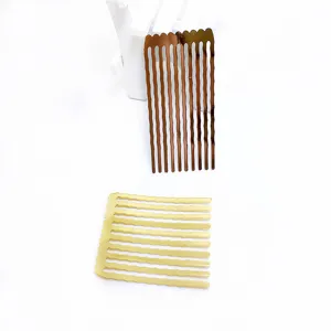 Metal hair comb DIY bridal hair accessory vintage hair fork multi-tooth styling tool