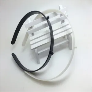 1.3cm plastic horn headband black white fashion hair accessories party dance cute headpiece