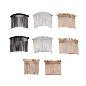Metal hair comb multi-color hair fork DIY hair accessories for women elegant styling tool