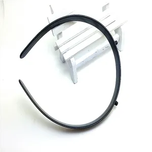 Black plastic hair hoop headband for women girls daily wear party hair accessories simple style