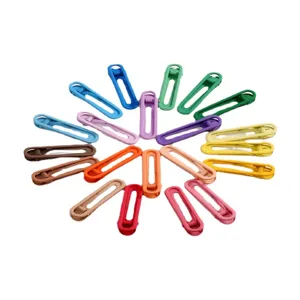 Candy color duckbill hair clips 6cm round hair clip set vibrant cute hair accessories for kids