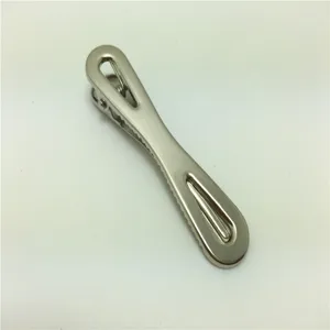 Metal duckbill clip 8-shape hollow DIY hair accessory hardware craft metal clamp item