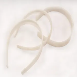 White plastic hair hoop simple daily hair accessories fashion headband for women 3pcs