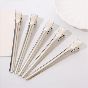 Mollette per capelli professionali in metallo, fermagli becco d'anatra da 12 cm per salone.