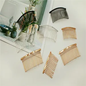 Set de peignes a cheveux en metal, epingles metalliques polyvalentes pour coiffure DIY quotidienne.