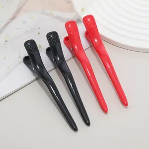 Plastic hair sectioning clips duckbill styling tools professional salon hair clamps 4pcs