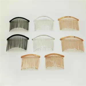 Metall Haarkamm Set, Draht Kantenkamm Haarschmuck, elegante Haarklammern für Damen Frisuren.