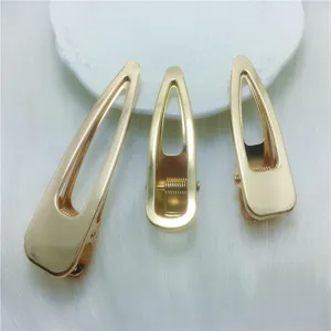 Gold duckbill hair clips metal DIY hair accessories handmade craft supplies set
