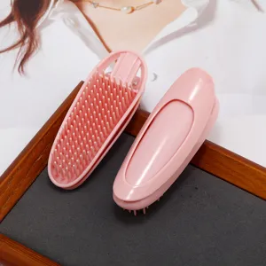 Set de pinzas de volumen de raíz de cabello rosa para flequillo y peinado fácil, diseño ligero portátil.